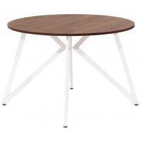 Стол Женева d120 18 мм (каркас белый) купить в Минске